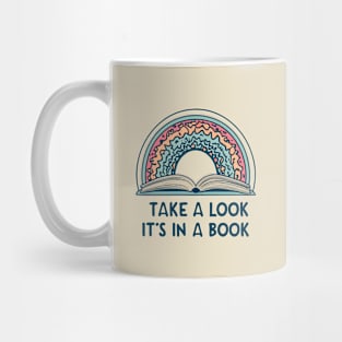 Take a Look it's In a Book Mug